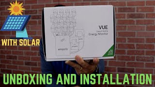 How to Install Emporia Gen 2 Vue Energy Monitor With Solar [upl. by Anilek]