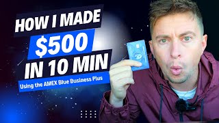 I Made 500 in 10 Minutes With This NEW AMEX TEMPORARY DEAL Credit Card Tips amp Tricks  Blue card [upl. by Eive]