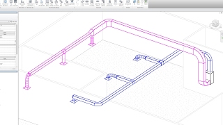 Beginner Tutorial Revit 2017  Creating an HVAC System [upl. by Ardnahsal125]