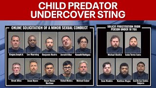 Collin County authorities arrest 15 men including Fort Worth reverend for soliciting minors online [upl. by Einnahpets]