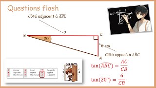 Sinus cosinus ou tangente  Questions flash [upl. by Issor312]