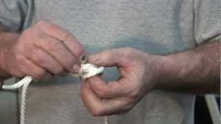 How to Properly Tie a Flagpole Knot [upl. by Ahsirt]