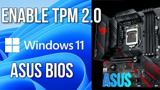 How to Enable TPM 20 and Secure Boot Windows 11 [upl. by Kazmirci]