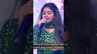 Ninaithu Ninaithu Parthen 🎼 Jeevitha ❤️  Super Singer 10 [upl. by Izmar574]