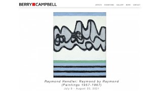 BERRY  CAMPBELL GALLERY  Raymond Hendler [upl. by Ellah]