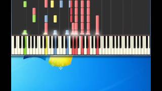 Calling occupants of interplanetary craft Carpenters Piano tutorial by Synthesia [upl. by Akienahs]