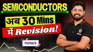 Semiconductor Oneshot in 30 minutes  Chapter 14 Class 12 Physics Oneshot Revision  CBSE Class 12 [upl. by Spillihp]