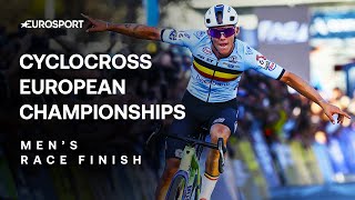 EUROPEAN TITLE SEALED 🥇  Mens CX European Championships  202425 Cyclocross Season [upl. by Patrizius]