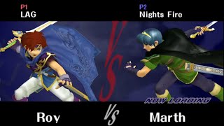 LAG Roy Vs Nights Fire Marth Ranked [upl. by Shoshanna]