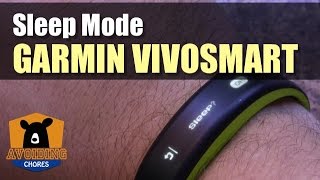 Garmin Vivosmart  How to Use Sleep Mode [upl. by Burger249]