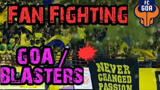 FC Goa vs Kerala Blasters Fans Fighting JNStadium [upl. by Lseil]