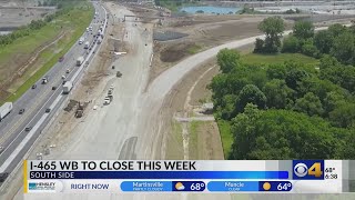 Westbound I465 closure set to start July 7 [upl. by Kalli]