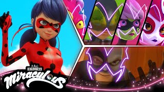 MIRACULOUS  😈 AKUMATIZED  Compilation 1 🐞  SEASON 4  Tales of Ladybug and Cat Noir [upl. by Ahtreb]