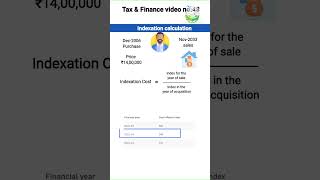 Cost Inflation Index Calculation [upl. by Attecnoc]