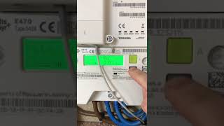 How to read electric smart meter  Landis Gyr E470 Type 5424 Eon [upl. by Bjork457]