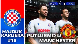 Gostovanje u MANCHESTERU protiv UNITEDA DERBI na RUJEVICI  Fifa 23 Hajduk Karijera 16 [upl. by Shiekh]