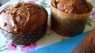 Ricetta panettone fatto a casa con impasto a mano [upl. by Tinor]