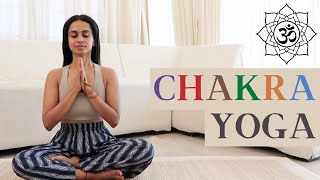 Chakra Yoga 🕉️  Balance Your 7 Chakras  Asanas and Meditation  Indian Yoga [upl. by Kalil87]