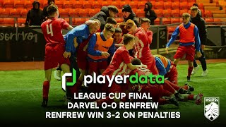 Darvel 00 Renfrew 23P  WOSFDL PlayerData League Cup  260124 [upl. by Arocahs]