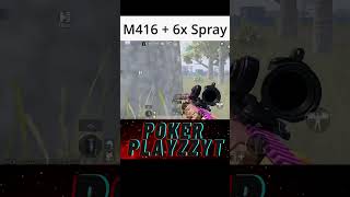 Recoil For M416  6x Scope Settings Tips For No Recoil [upl. by Kellyann]