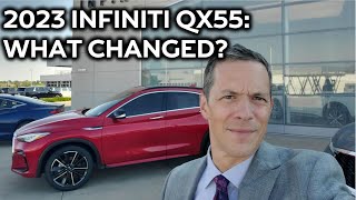 See What Changed for the 2023 INFINITI QX55 [upl. by Asyar]