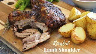 Roasted Lamb Shoulder  Slow Roasted Lamb Shoulder  Dinner Recipes  Mutton recipes [upl. by Grae]