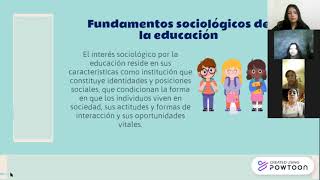 Fundamentos sociológicos de la educación [upl. by Cherida626]