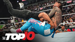 Top 10 Monday Night Raw moments WWE Top 10 Oct 7 2024 [upl. by Isoais816]