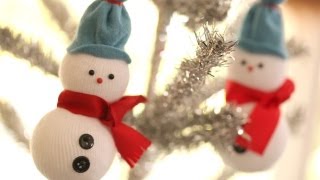 DIY Snowmen Ornaments [upl. by Lattonia]