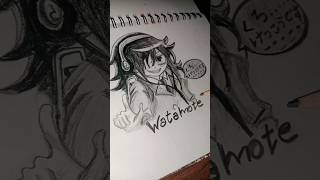 tomoko kuroki from watamote artwork shorts anime [upl. by Kho]