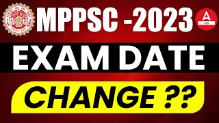 MPPSC Prelims Exam Date 2023  MPPCS Latest Update  By Adda247 PCS [upl. by Onitnas631]