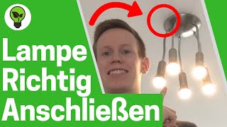 Lampe Anschließen ✅ TOP ANLEITUNG Wie Deckenleuchte Montieren amp Deckenlampe Anbringen  Aufhängen [upl. by Astrahan235]