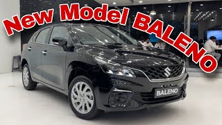 New Model BALENO BLACK COLOUR DETAILED REVIEW  NEW BALENO BLACK 2024 [upl. by Ahsram]