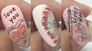 152 hand painted nail art tutorials  nail art designs 2024  nail polish colours design [upl. by Ydneh]