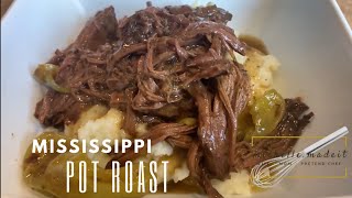 How To Make A Perfect Mississippi Pot Roast  Crockpot Recipes [upl. by Edithe]