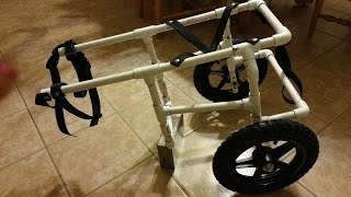 How To Build Your Own Doggie Wheelchair Part 1 [upl. by Angelia245]