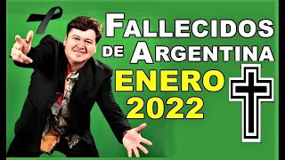 Figuras Fallecidas de Argentina en Enero del 2022 Con índice en la descripción del video [upl. by Ayokal]