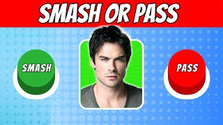 SMASH or PASS 110 OPTIONS  Male TV Characters Edition 2024  QUIZ WAVEZ [upl. by Paucker]