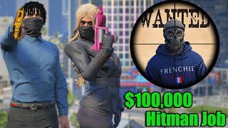 Hitman Hunting Frenchie in GTA 5 RP [upl. by Nosremaj]