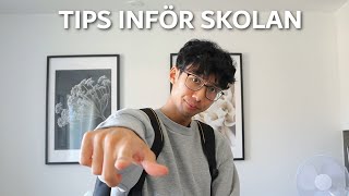 Tips inför skolan [upl. by Adnilreh]