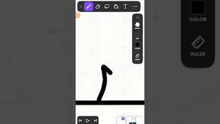 How to Animate walking animation flipaclip stickfigure [upl. by Enined780]