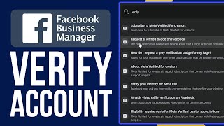 How To Verify Your Facebook Business Account 2024 Full Guide [upl. by Ebarta]