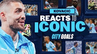 KOVACIC REACTS TO ICONIC MAN CITY GOALS [upl. by Compton]