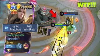 THIS WHAT HAPPENED WHEN YOU AMBUSH GLOBAL LANCELOT IN RANK😱 INSANE REVENGE [upl. by Deevan733]