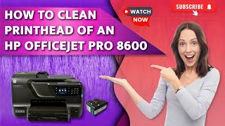 Printhead Cleaning  HP Officejet Pro 8600  HP Printer Not Printing Solved  HP Printer Support [upl. by Yanetruoc840]