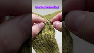 2 sposoby na odejmowanie oczek na drutach ✨knit tutorial knitting craft crafttutorial diy [upl. by Cr570]