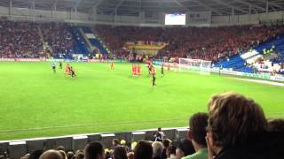 Vertonghen Free Kick Wales v Belgium [upl. by Leffen]