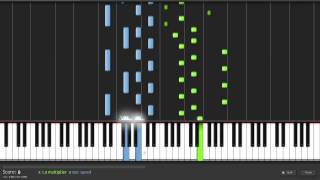 Comptine dun Autre Eté Laprès Midi Tutorial Synthesia HD [upl. by Noedig]