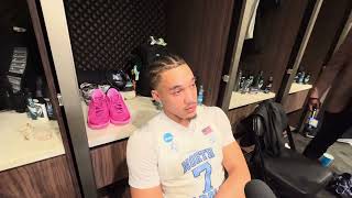 UNC Basketball Seth Trimble PostAlabama Interview [upl. by Snevets]