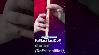 Elohim Bara et Hashama im los diez mandamientos notas Flauta dulce CLASSMUSICMOLANO recorder [upl. by Jelene]